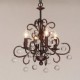 Max 40W Traditional/Classic Painting Metal Chandeliers Living Room / Bedroom