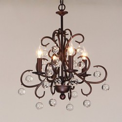 Max 40W Traditional/Classic Painting Metal Chandeliers Living Room / Bedroom