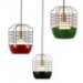 Mini Artistic Spider Web Pendant Lamp/1 Light/Mordern Simplicity/Finish Black/White/Green/Red/ Carbon Steel Droplight