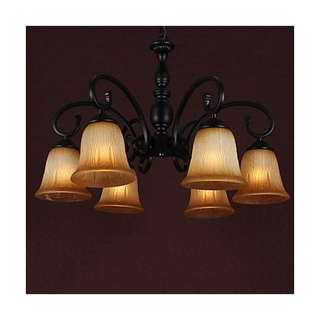 Max 60W Traditional/Classic Painting Chandeliers Living Room / Dining Room