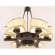The New Chinese Style Chandelier Iron Copper Imitation Air living Room Lamps B