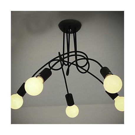 Max 60W Modern/Contemporary Painting Metal Chandeliers Living Room / Bedroom / Dining Room