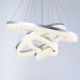 Acrylic Chandeliers LED Ring Pendant Light Lamp Lighting Fixtures with Dining room Bedroom AC100 to 240v CE FCC UL