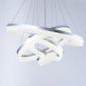 Acrylic Chandeliers LED Ring Pendant Light Lamp Lighting Fixtures with Dining room Bedroom AC100 to 240v CE FCC UL
