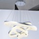 Acrylic Chandeliers LED Ring Pendant Light Lamp Lighting Fixtures with Dining room Bedroom AC100 to 240v CE FCC UL