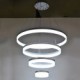 Acrylic Chandeliers LED Ring Pendant Light Lamp Lighting Fixtures with Dining room Bedroom AC100 to 240v CE FCC UL