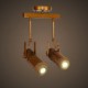 American Country Hemp Bamboo Coffee Personality Hall Ceiling lamps 2