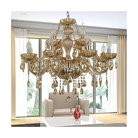 Maximum 60 W Modern/Contemporary Crystal Glass ChandeliersLiving Room / Bedroom / Dining Room / Bathroom / Study Room/Office / K