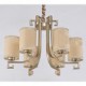 The New Chinese Style Chandelier Iron Copper Imitation Air living Room Lamps