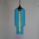 Modern Glass Pendant Light in Brown Bubble Design