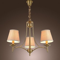 40W Modern/Contemporary / Traditional/Classic / Rustic/Lodge / Vintage / Island Brass Metal ChandeliersLiving Room / Bedroom / D