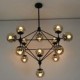 Chandeliers 15 Lights/Glass Ball Lights/ Retro Living Room / Hallway / Outdoors / Garage Metal