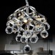 E27 5W LED Crystal Chandelier Luxurious Pendant Light for Dining-Hall Dining Room Lighting