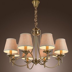 40W Modern/Contemporary / Traditional/Classic / Rustic/Lodge / Country / Island / Vintage Brass Metal ChandeliersLiving Room / B
