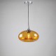 Modern Characteristic 1 Light Pendant With Transparent Shade