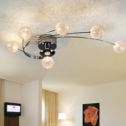 Ceiling Light Modern Living Bulbs Included 6 Lights
