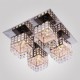 Chandelier Modern Crystal Stainless Living 4 Lights