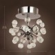 Max 10W Modern/Contemporary Crystal / Mini Style / Bulb Included Chrome Metal Chandeliers / Flush Mount Living Room / Bedroom / 