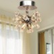 Max 10W Modern/Contemporary Crystal / Mini Style / Bulb Included Chrome Metal Chandeliers / Flush Mount Living Room / Bedroom / 