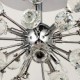 Max 10W Modern/Contemporary Crystal / Mini Style / Bulb Included Chrome Metal Chandeliers / Flush Mount Living Room / Bedroom / 