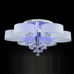 Remote Control Flush Mount Crystal / LED Included Modern/Contemporary