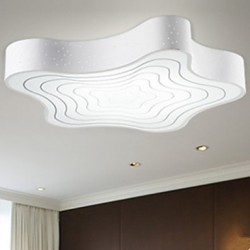 Modern/Contemporary LED Painting Metal Flush Mount Living Room / Bedroom / Dining Room / Study Room/Office / Kids Room / Hallway