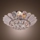 Modern Semi Flush Mount in Crystal Feature