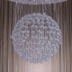 Max 50W Modern/Contemporary Crystal / Bulb Included Chrome Chandeliers / Flush Mount Living Room / Bedroom / Dining Room