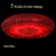 Round Crystal LED Absorb Dome Light Living Room LED Ceiling Lamp Diameter 80CM Contains 15 LED Bulbs