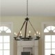 Chandeliers Vintage Bedroom / Dining Room / Entry / Hallway Metal