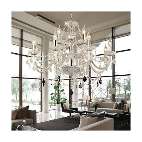 Maximum 60 W Modern/Contemporary Crystal Glass ChandeliersLiving Room / Bedroom / Dining Room / Bathroom / Study Room/Office / K