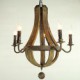 Chandelier/5 lights/Vintage/Retro/Country Living/Dining/Kitchen/Study/Office/Entry/Hallway/Metal