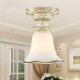 23*18CM Europe Type Resin Glass Dome Light Sweet Bedroom Study Led To Absorb Dome Light LED Lamp