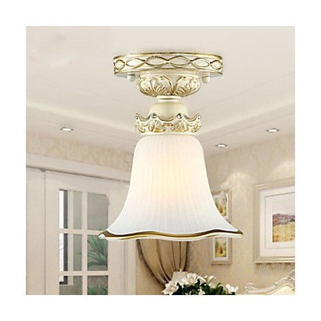 23*18CM Europe Type Resin Glass Dome Light Sweet Bedroom Study Led To Absorb Dome Light LED Lamp
