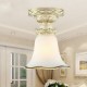 23*18CM Europe Type Resin Glass Dome Light Sweet Bedroom Study Led To Absorb Dome Light LED Lamp