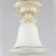 23*18CM Europe Type Resin Glass Dome Light Sweet Bedroom Study Led To Absorb Dome Light LED Lamp