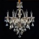 Chandelier Cognac Color Crystal Modern 6 Lights/Contemporary Living Room/Bedroom/Dining Room/Office Glass