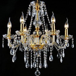 3W Modern/Contemporary / Traditional/Classic Crystal / LED / Bulb Included Electroplated Crystal ChandeliersLiving Room / Bedroo