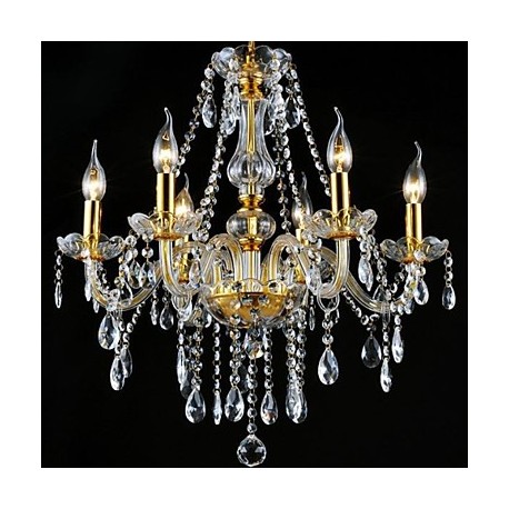 3W Modern/Contemporary / Traditional/Classic Crystal / LED / Bulb Included Electroplated Crystal ChandeliersLiving Room / Bedroo