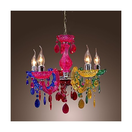 Max 40W Traditional/Classic Crystal Chrome Acrylic Chandeliers Living Room / Bedroom / Dining Room