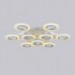 Warm white Hot Selling Led Circle Pendant Lighting For Shopping Mall