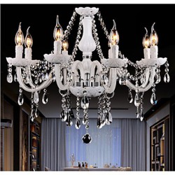 Chandeliers Crystal Modern 8 Lights /Contemporary Living Room/Bedroom/Dining Room/Office Glass