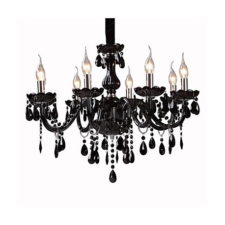 Max 40W Modern/Contemporary Crystal Electroplated Chandeliers Living Room