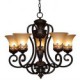 Max 60W Vintage / Country / Island Painting Metal Chandeliers / Flush Mount Living Room / Bedroom / Dining Room / Kids Room / Ha