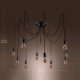 Chandelier Vintage Design Bulbs Included Living 10 Lights