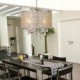 Drum Chandelier Crystal Modern 4 Lights