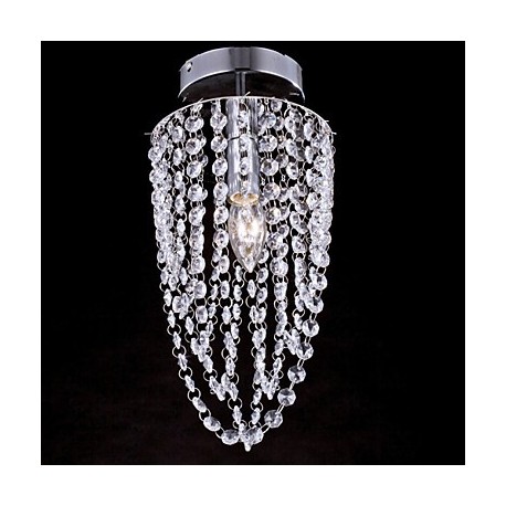Flush Mount Crystal Modern/Contemporary Dining Room/Study Room/Office/Hallway/Outdoors Metal