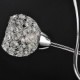 Max 40W Modern/Contemporary / Traditional/Classic Crystal Electroplated Metal Pendant Lights / Flush Mount Bedroom / Dining Room