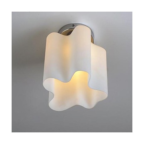 E27 220V 20*22CM 10-15㎡Single Head Lamps And Lanterns Corridor Glass Clouds Absorb Dome Light Pendant Lights LED