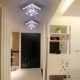 18CM Crystal Ceiling Lamp Spotlight LED SMD 3W Creative Lamp Tube Light Colorful Color Dome Light